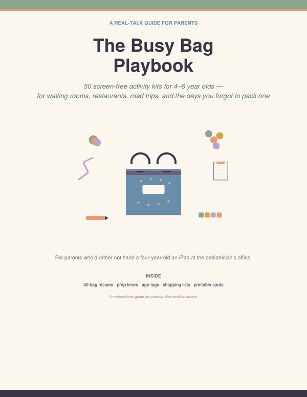The Busy Bag Playbook cover